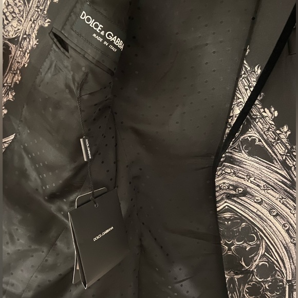 DOLCE & GABBANA Cathedral Print blazer size 40R - Picture 2 of 5